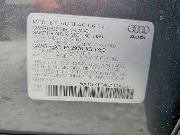 2012 AUDI Q5