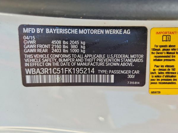 2015 BMW 435