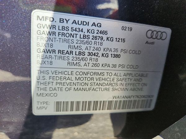 2019 AUDI Q5 quattro Premium