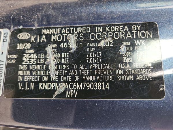 2021 KIA SPORTAGE LX