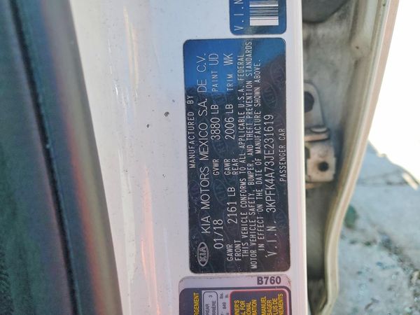 2018 KIA FORTE LX Base