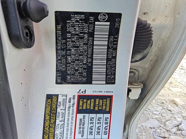 2017 TOYOTA CAMRY LE/SE/XLE/XSE