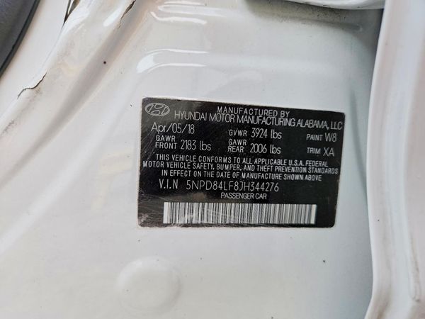 2018 HYUNDAI ELANTRA