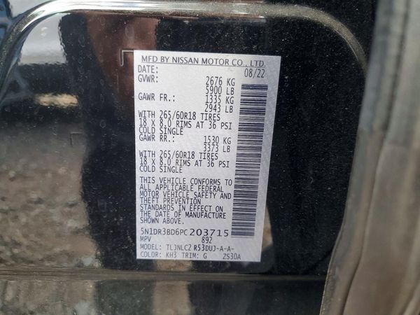 2023 NISSAN PATHFINDER SV
