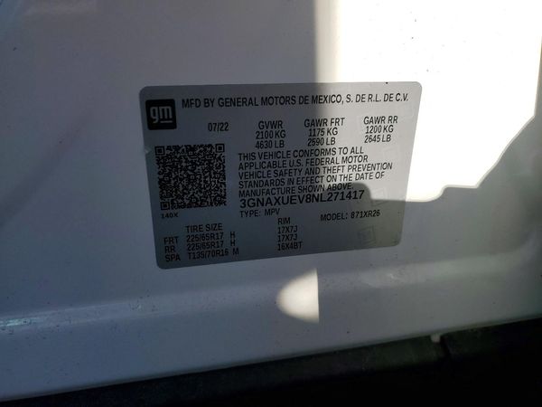 2022 CHEVROLET EQUINOX LT (1LT)