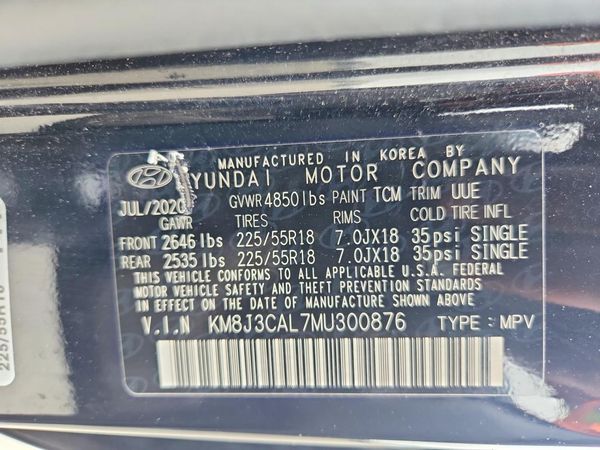2021 HYUNDAI TUCSON