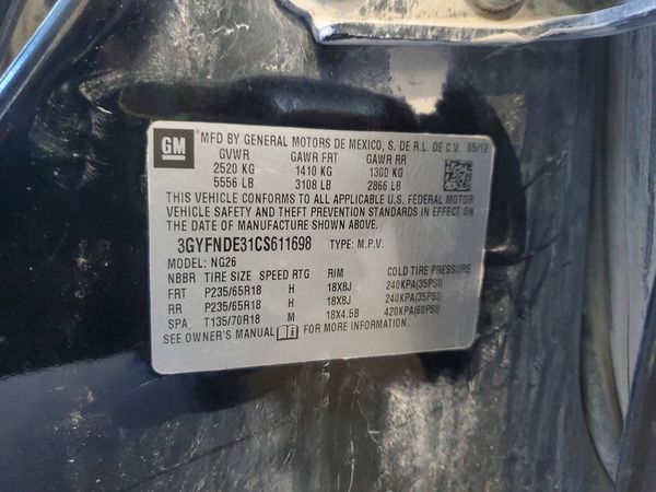 2012 CADILLAC SRX Luxury