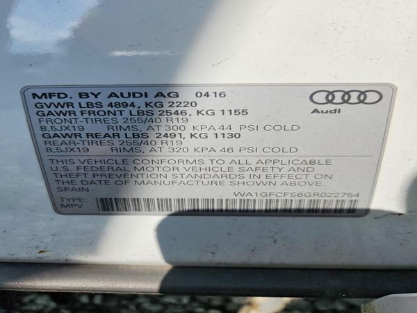 2016 AUDI Q3