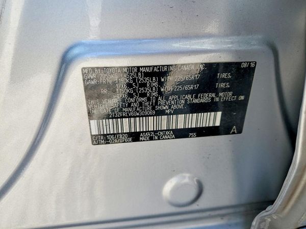 2016 TOYOTA RAV4 LE (X Grade)