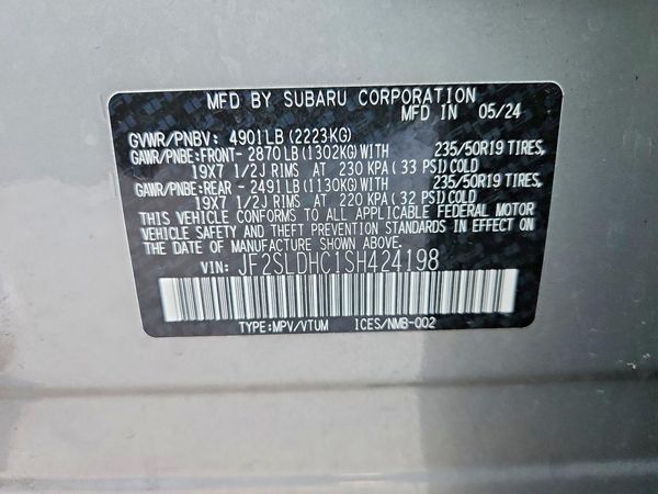 2025 SUBARU FORESTER