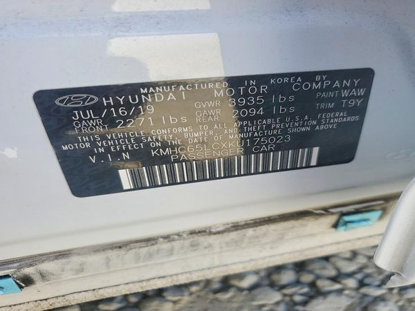 2019 HYUNDAI IONIQ Blue (HEV)