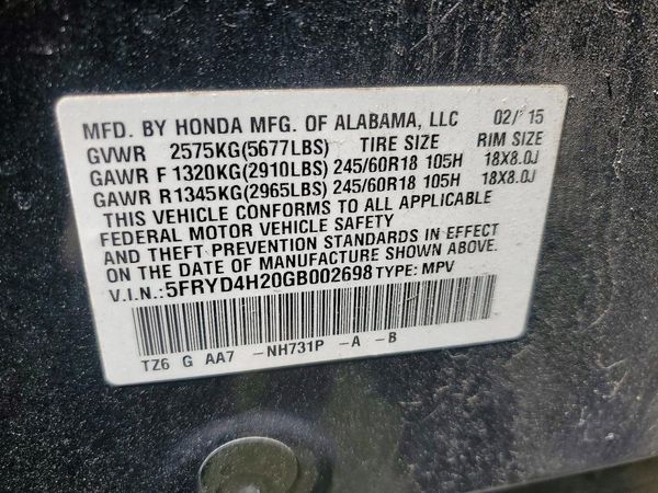 2016 ACURA MDX SH-AWD