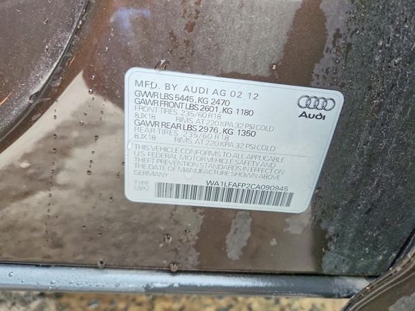 2012 AUDI Q5 Premium Plus