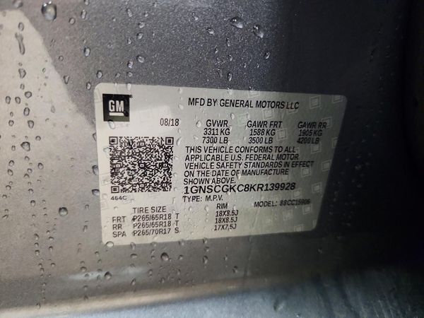 2019 CHEVROLET SUBURBAN LS