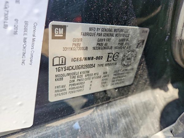2016 CADILLAC ESCALADE Premium