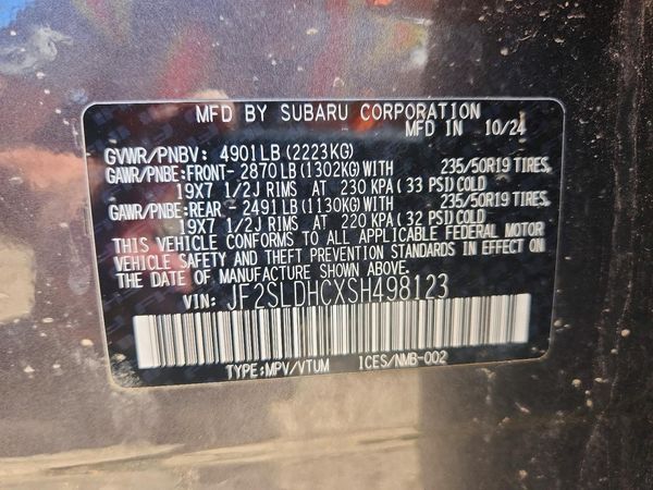 2025 SUBARU FORESTER