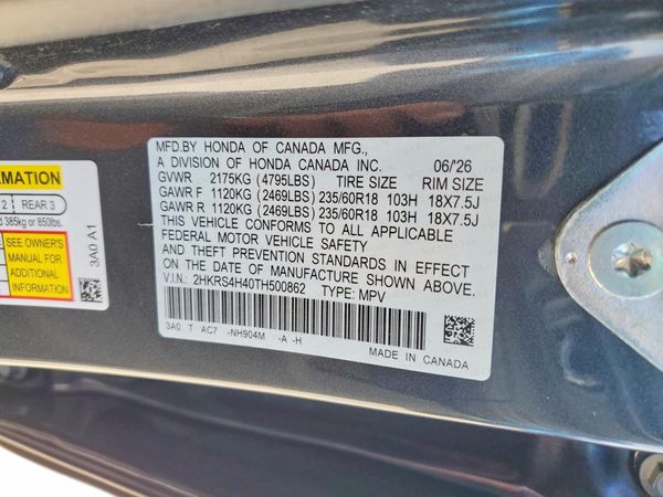 2026 HONDA CR-V EX