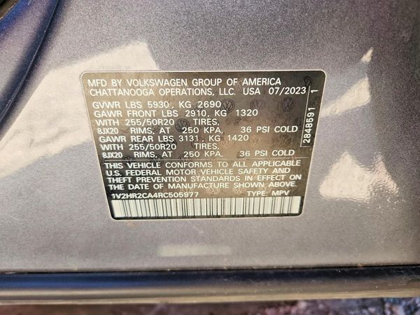 2024 VOLKSWAGEN ATLAS 4Motion SE