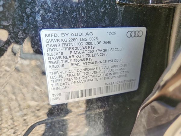 2026 AUDI Q3 S Line quattro