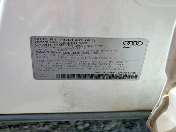 2014 AUDI Q5