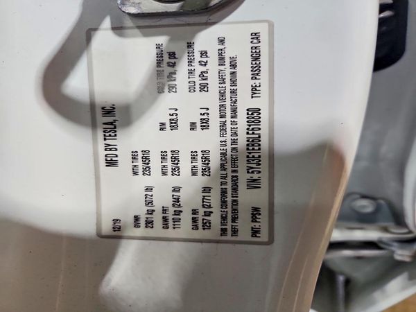 2020 TESLA MODEL 3