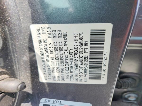 2013 HONDA CRV LX