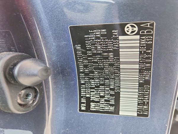 2018 TOYOTA COROLLA L/LE/SE/XLE/XSE