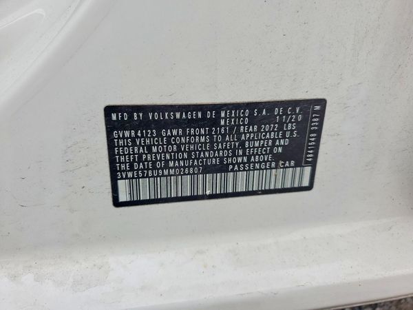 2021 VOLKSWAGEN JETTA