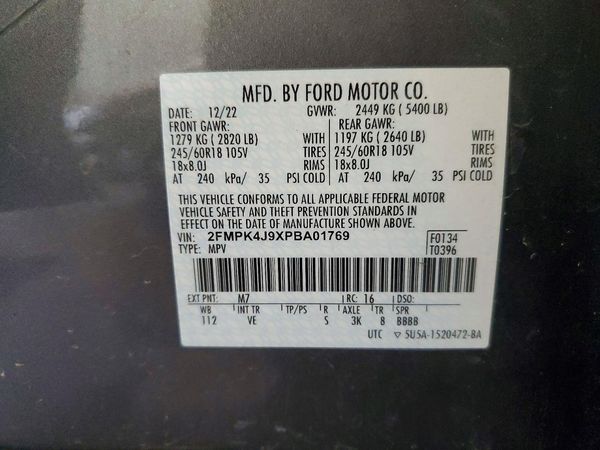 2023 FORD EDGE SEL