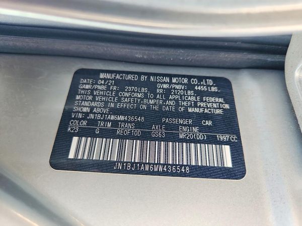 2021 NISSAN ROGUE SPORT SV