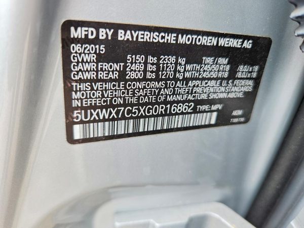 2016 BMW X3