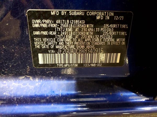 2024 SUBARU CROSSTREK Premium