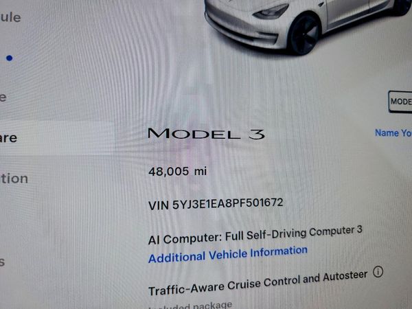 2023 TESLA MODEL 3