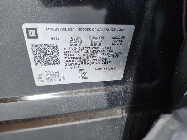 2019 CHEVROLET EQUINOX LS