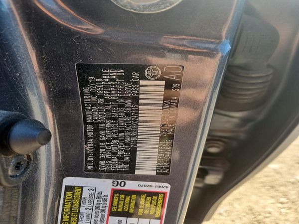 2019 TOYOTA COROLLA L/LE/SE/XLE/XSE