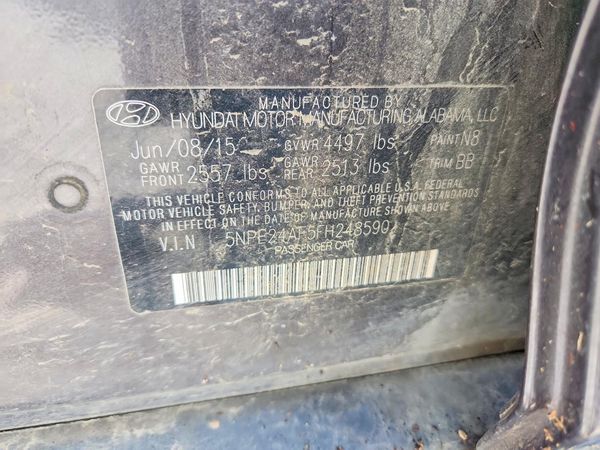 2015 HYUNDAI SONATA