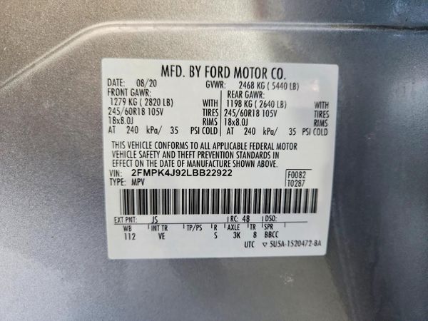 2020 FORD EDGE SEL