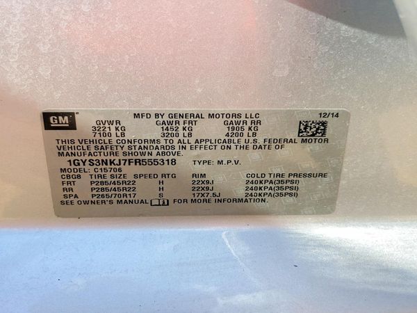2015 CADILLAC ESCALADE