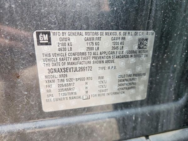 2018 CHEVROLET EQUINOX LT (1LT)