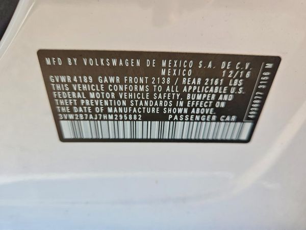 2017 VOLKSWAGEN JETTA