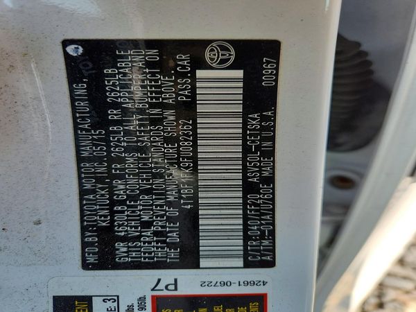 2015 TOYOTA CAMRY