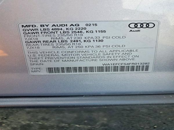 2015 AUDI Q3