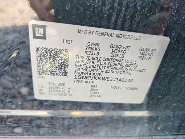 2018 CHEVROLET TRAVERSE