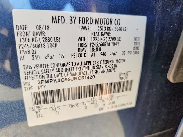 2018 FORD EDGE SE