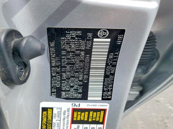 2012 TOYOTA CAMRY