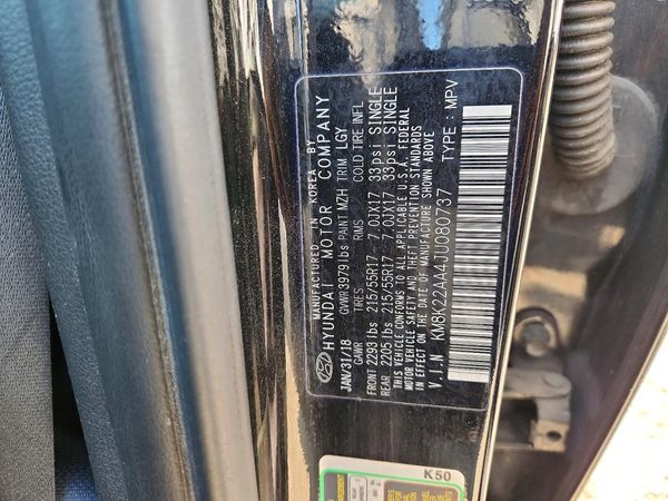 2018 HYUNDAI KONA SEL