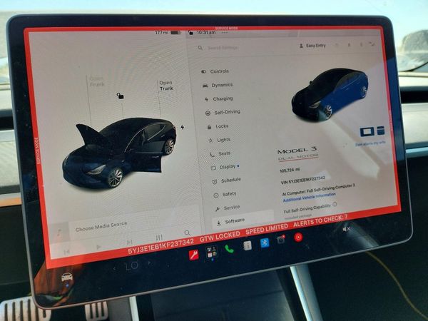2019 TESLA MODEL 3