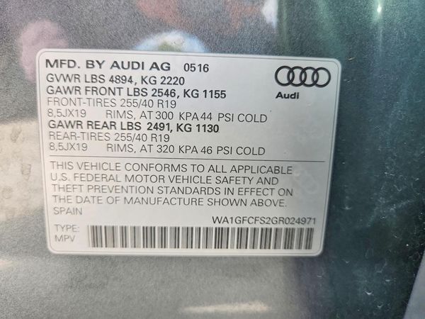 2016 AUDI Q3 quattro Prestige