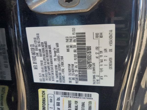 2019 FORD MUSTANG I4 Coupe