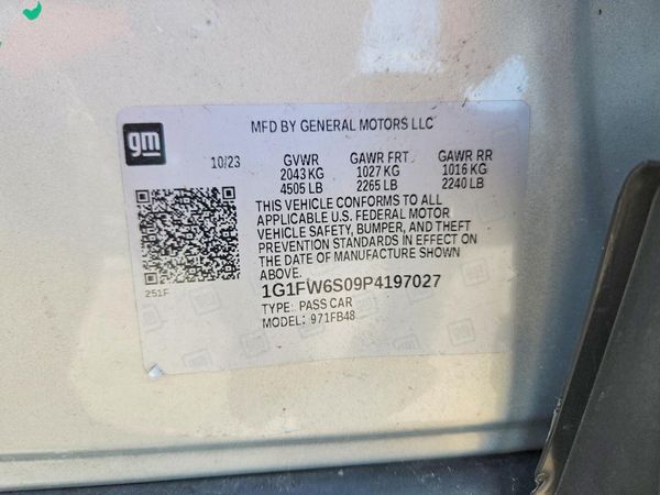 2023 CHEVROLET BOLT EV 1LT